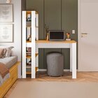 Mesa Escrivaninha Com Estante E Licce 4 Prateleiras 120cm Fre