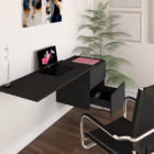 Mesa Escrivaninha Com Gaveteiro Elegante Pratico Organizador