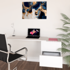 Mesa Escrivaninha Com Gaveteiro Elegante Pratico Organizador