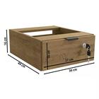 Mesa Escrivaninha Com Gaveteiro Industrial Crome Li003/005 Ka