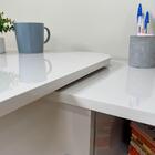 Mesa Escrivaninha Com Tampo Rotativo Nomad Cinamomo/off White