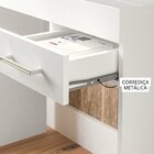 Mesa Escrivaninha Cooler 1 Gaveta Branco - Artely