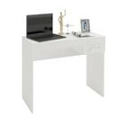 Mesa Escrivaninha Cooler 1 Gaveta Branco - Artely