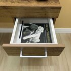 Mesa Escrivaninha Cooler 1 Gaveta Pinho - Artely