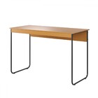 Mesa Escrivaninha Criare 120 Cm Preto/nature - Art Panta