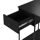 Mesa Escrivaninha Criare 1 Gaveta Preto - Art Panta