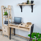 Mesa Escrivaninha Cwb Em Madeira Mel - Mel