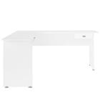 Mesa Escrivaninha De Canto 1 Gaveta 150x165 Cm Arly