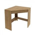 Mesa Escrivaninha De Canto 1 Gaveta Amêndoa Me4169 - Tecno Mo