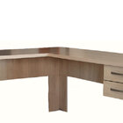 Mesa Escrivaninha De Canto Com 02 Gavetas Mse105pa Pátina Mov