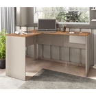 Mesa Escrivaninha De Canto Kimmy 1 Gaveta Noce Off White