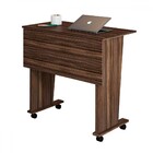 Mesa Escrivaninha Dobrável Alpes Com Rodízio Nogal - Panorama