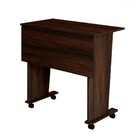 Mesa Escrivaninha Dobrável Alpes Com Rodízio Rústico - Panora