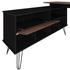 Mesa Escrivaninha Dubai 1 Porta Ipe/preto - Artany