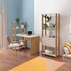 Mesa Escrivaninha E Estante Livreiro 1p Arly