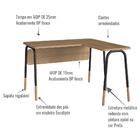 Mesa Escrivaninha Em L 120 Cm 28002 Artesano