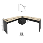 Mesa Escrivaninha Em L Canto Arredondado 1400x600 Netmobil -