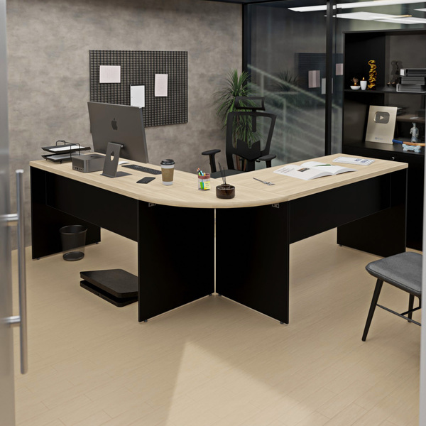 Mesa Escrivaninha Em L Canto Arredondado 1400x600 Netmobil -