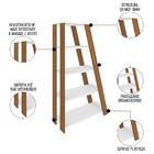Mesa Escrivaninha Em L Eron E Estante Livreiro Stela A06 Bran