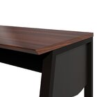 Mesa Escrivaninha Escritório Com 150cm Industrial Tampo Chanf