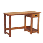 Mesa Escrivaninha Escritório Em Madeira Maciça Natural