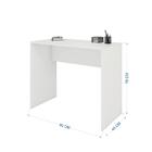 Mesa Escrivaninha Escritório Home Office Organizadora Branca