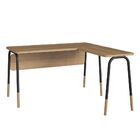 Mesa Escrivaninha Estação De Trabalho Em L 136cm Home Office