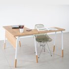 Mesa Escrivaninha Estação De Trabalho Em L Organico Home Offi