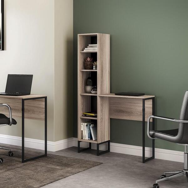 Mesa Escrivaninha Estante Aparador Home Office Industrial