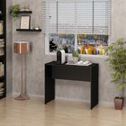 Mesa Escrivaninha Estudo Notebook X Office 90cm Preto Preto