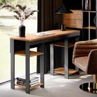 Mesa Escrivaninha Gamer Alfa 4 Prateleiras Preto/nature - Gab