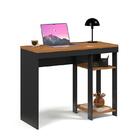 Mesa Escrivaninha Gamer Beta 2 Prateleiras Preto/nature - Gab