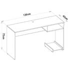 Mesa Escrivaninha Gamer Pixel Para Computador Com Apoio Para