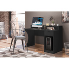 Mesa Escrivaninha Gamer Safira Com 1 Gaveta - Preto