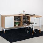 Mesa Escrivaninha Giratória 111cm Balcão Credenza 1 Gav 1 Por