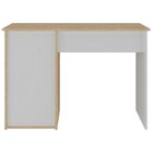 Mesa Escrivaninha Hall 1 Porta 1 Gaveta Carvalho/branco - Art