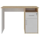 Mesa Escrivaninha Hall 1 Porta 1 Gaveta Carvalho/branco - Art