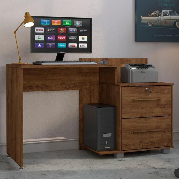 Mesa Escrivaninha Home Office Atlanta Max Canela
