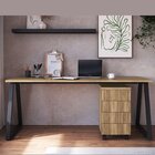 Mesa Escrivaninha Home Office Concept 160cm Industrial Artesa