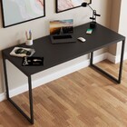 Mesa Escrivaninha Industrial Aço 150 Ônix/preto - Panorama Mó