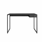 Mesa Escrivaninha Industrial Com 01 Gaveta Tilla Preto Móveis