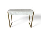 Mesa Escrivaninha Industrial - Dourado E Athena