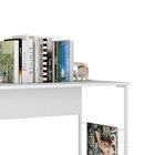 Mesa Escrivaninha Industrial Steel 1200 Branco Caemmun