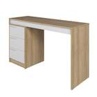 Mesa Escrivaninha Infantil 3 Gavetas Lamina Mel/branco - Brv