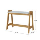 Mesa Escrivaninha Infantil Sofia E 64cm Azul Azul