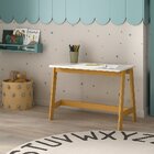 Mesa Escrivaninha Infantil Sofia E 64cm Branca Branca