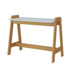 Mesa Escrivaninha Infantil Sofia Madeira Maciça E Mdf   Azul