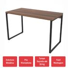 Mesa Escrivaninha Kuadra Nogal - Compace