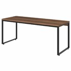 Mesa Escrivaninha Kuadra Nogal/preto 15425 - Compace