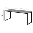 Mesa Escrivaninha Kuadra Nogal/preto 16331 - Compace